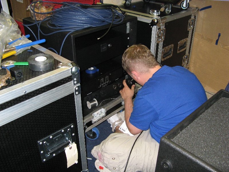 211 - working on our various Amp racks (Adam)   317kb